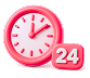 Иконка 24 часа